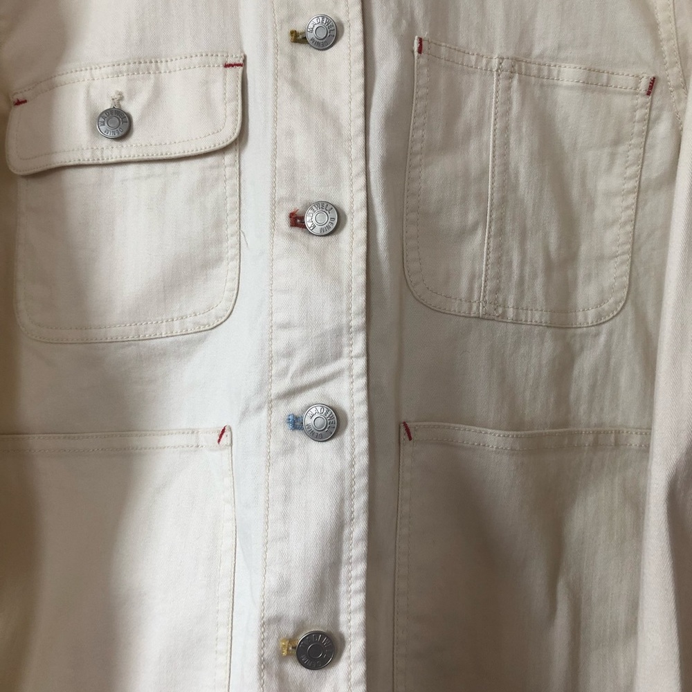 Madewell Off-White Denim Jacket - Picture 2 of 6
